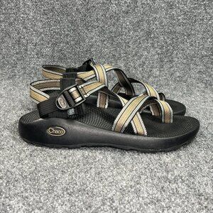 Chaco Z/2 Classic Sandals‎ Men's 8 Black Gold Athletic Outdoor Hiking Spot Water